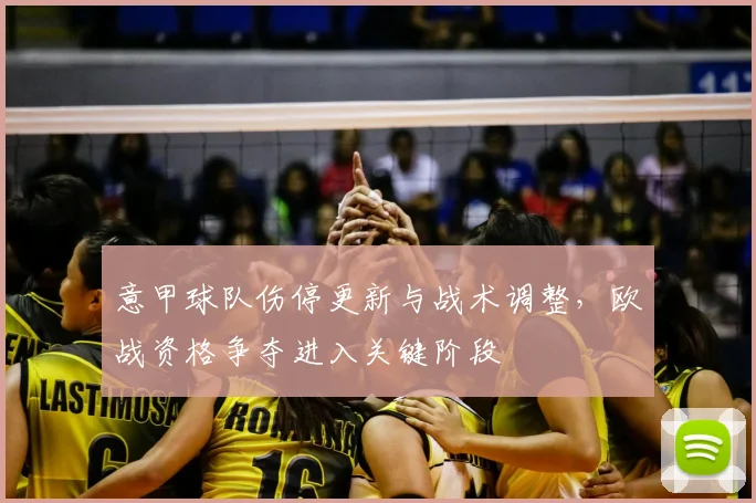 意甲球队伤停更新与战术调整，欧战资格争夺进入关键阶段